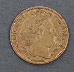 Pièce 10 Francs or Cérès 1851.
Vendue sur désignation. Frais acheteur...