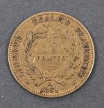 Pièce 10 Francs or Cérès 1851.
Vendue sur désignation. Frais acheteur...