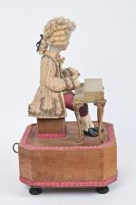Farkas
Mozart à son clavecin
Charmant automate vers 1970, tête porcelaine, mouvement...