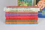 Hergé, Les Aventures de Tintin, 17 albums ou ouvrages modernes,...