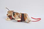 Fisher Price Toys, "Snoopy", chien en bois et papier imprimé,...