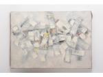 Michel AVIGNON (1932-1997)  "Composition abstraite" Huile sur toile signée...