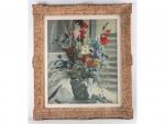 Dimitri BOUCHENE (1893-1993) "Bouquet de fleurs" Huile sur toile signée...