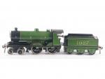 Bassett Lowke, "Duke of York" locomotive mécanique 220 verte et...