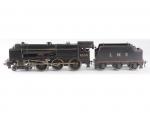 Bassett Lowke, "Royal Scot" locomotive mécanique 230 noire, réf. 6100...