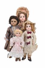 POUPÉE ANCIENNE: RARE "Clélia" corps tissu bourré 35 cm EUR 75,00