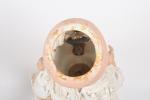 Grand bébé tête porcelaine
marquée en creux "Heubach-Koppelsdorf 320-7/2", bouche ouverte...