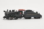 M.T.H, locomotive électrique
trois rails Pennsylvania type vapeur 020, noire et...