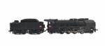 M.T.H, locomotive électrique deux rails
type 141P SNCF, noire, avec pare-fumée,...