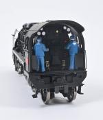 M.T.H, locomotive électrique deux rails
type 141P SNCF, noire, avec pare-fumée,...