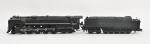 M.T.H, locomotive américaine
électrique trois rails, type vapeur 242, noire avec...