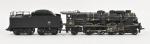 M.T.H, locomotive électrique 
trois rails, type vapeur 231E, SNCF, dépôt...