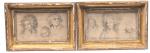Ecole FRANCAISE, 1786
Etude Portrait le portrait d'un couple avec un...