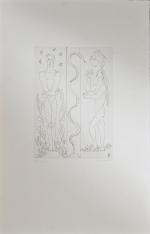 Léopold SURVAGE (1879-1968)
Adam et Eve
Signée au crayon et numérotée 187/270
Sur...