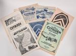 Lot d'environ 100 publicités originales 
sur les automobiles Citroën de...