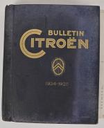 Bulletins Citroën années 1924-1925.
Complet, en bon état.