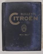 Bulletins Citroën années 1926-1927. 
Complet, en bon état.