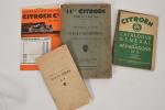 Ensemble de 9 documents automobiles Citroën vers 1930 dont :...