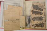 Classeur de 39 documents originaux Citroën 
impression N° 101 -...