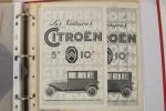 Classeur de 19 documents originaux Citroën 
impression N° 171 -...