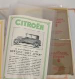Classeur de 44 documents originaux Citroën 
impression N° 621 -...