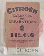 Classeur de 33 pochettes de documents originaux Citroën 
impression N°...