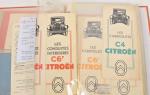 Classeur de 55 pochettes de documents originaux Citroën 
impression N°...