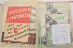 Classeur de 56 pochettes de documents originaux Citroën 
impression N°...