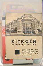 Classeur de 37 pochettes de documents originaux Citroën 
impression N°...