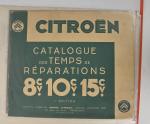 Classeur de 20 documents originaux Citroën 
impression N° 2661 -...