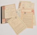 Ensemble de 25 documents originaux (vers 1930) 
pour le garage...