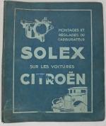 Classeur Solex (carburateur) 
sur les voitures Citroën.
