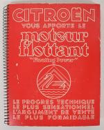 Dossier de présentation 
Le Moteur Flottant Citroën : modèle C4G...