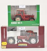Replicagri, 2 tracteur métal, échelle 1:32, en boite, (petites usures):
New...
