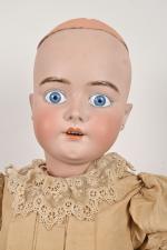 Grande poupée Halbig Handwerck 17 1/2 - 8
tête porcelaine, bouche...