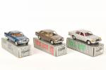 CONRAD, trois Mercedes Benz, brune, bleu métallisé et argent, (TBEB2).