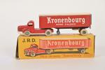 JRD, réf. 120, Tracteur semi remorque avec porte ouvrante "Kronenbourg",...