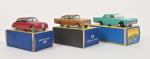 Matchbox Series, Lesney, trois voitures 1/72e en boîtes (usures) :...