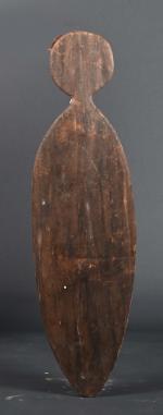 GOLFE de Papouasie-Nouvelle-Guinée.
Bois, pigments naturels.
Planche votive « Gope » de...