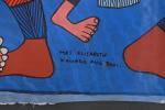 Elisabeth KUAGE (1944, Papouasie-Nouvelle-Guinée)
Acrylique sur toile signee, située PNG et...