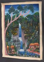 John DANGER (1969, Papouasie-Nouvelle-Guinée)
Acrylique sur toile signée, datée 2004 et...