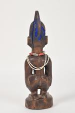 Statue de jumeau Ibedji, Yaruba (Nigéria). 
Sculpture en bois avec...