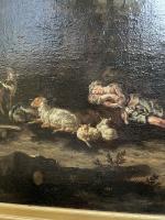 Johannes van der BENT (Amsterdam vers 1650-1690)
Scène pastorale
Huile sur toile
68...