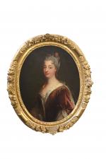 François DE TROY (1645-1730)
Portrait d'Elisabeth-Charlotte de Bavière, princesse Palatine
Huile sur...