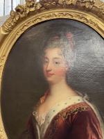 François DE TROY (1645-1730)
Portrait d'Elisabeth-Charlotte de Bavière, princesse Palatine
Huile sur...