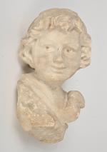 École du XIXe siècle
Buste d'enfant
Sculpture en marbre en ronde-bosse
H. :...