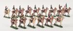 Quiralu, garde républicaine à cheval
Quatorze cavaliers au défilé, fanfare, (petites...