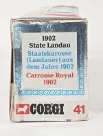 Corgi, attelage royal du jubilé 1977
en plastique. Boîte blister. 28...