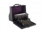 Express Petite machine à écrire portative dans sa mallette.