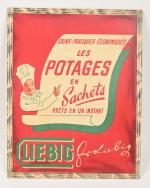 Liebig - Les Potages en sachets
Carton
33 x 26 cm.